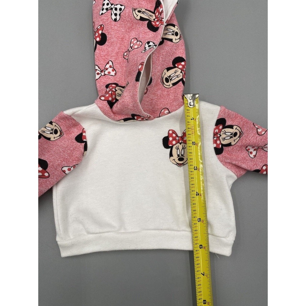 Baby Or Doll Girl Separates Outfit Minnie Mouse Hooded Shirt & Pants - Picture 4 of 15